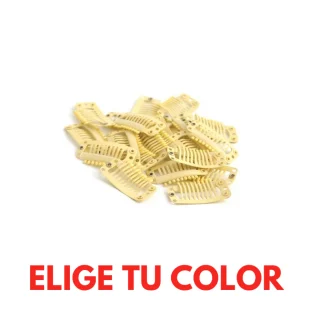 10 Mini Clips para Extensión de Pelo