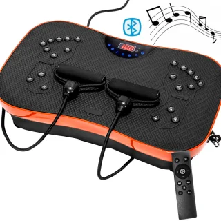 Plataforma Vibratoria de 99 Velocidades con Bluetooth, Imanes y Bandas
