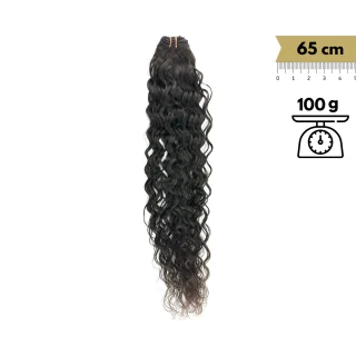 Extensiones de Pelo Natural Cosido Rizado Remy 65 cm 26" Virgin Hair