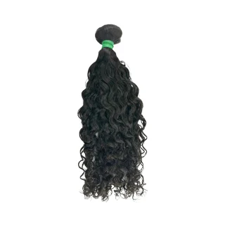 Extensiones de Pelo Virgen Asiático Cosido Rizado Remy Natural Wave Virgin Hair