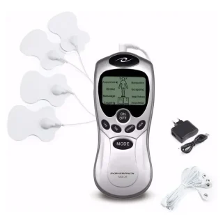 Electro Estimulador + 4 Parches Digital Ondas Tens