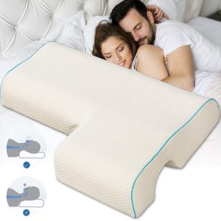 Almohada Viscoelastica para  Parejas con funda de Bamboo