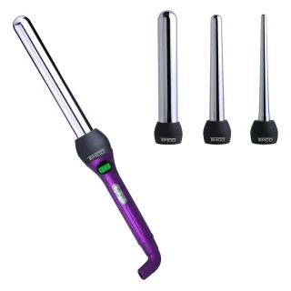 Ferro Rizador de Cabello X-titanium 3 en 1 Uso Profesional Puntas Intercambiables Timco TCX-F3