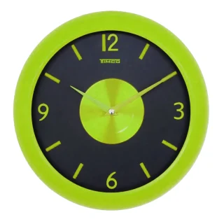 Reloj de Pared Analógico Verde Estilo Clásico Decorativo Timco CEAL-VE