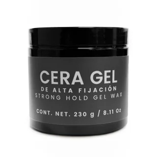 Cera Gel para Cabello Hombre Fijación Alta con Acabado de Gel Hidratante Sin Petrolatos El Bárbaro 230g