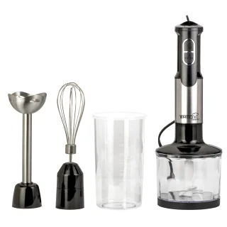 Batidora Multifuncional de Inmersion 4 en 1 Licuadora de Mano Acero Inoxidable Timco BAT2203