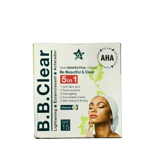 BB Clear - 5 In1 Lightening Body Cream - Sin Hidroquinona - 320 Ml (Stock limitado. Solo 6 Unidades)