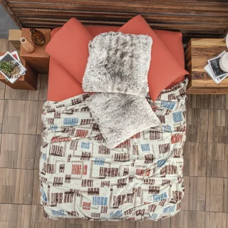 Book Cobertor Flannel Ligero