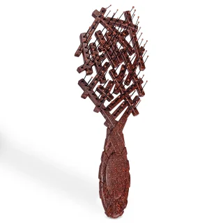 Cepillo de Cabello Ecologico Coco Cerdas Anti-Enredos Amigable con el Medio Ambiente Timco COCO5448