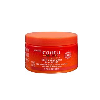 Cantu - Shea Butter Natural Hair Deep Tratamiento Masque - 340 Gr - Mascarilla De Hidratación Y Reparación Del Cabello Seco Y Quebradizo.