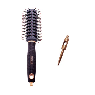 Cepillo de Cabello Soft Redondo Abierto Con Piqueta Timco Cn97