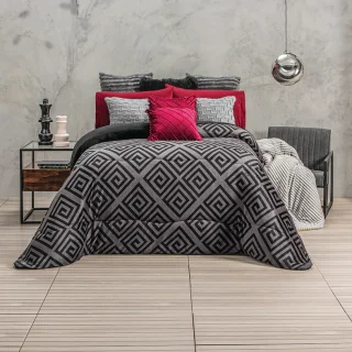 Black Cobertor Flannel Extra Suave