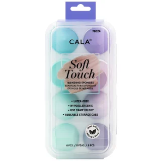 Cala Soft Touch Blending Sponges 8PCS - Blue/Lavender
