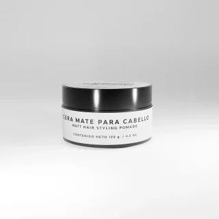 Cera Mate para Cabello Hombre Acabado Natural Volumen y Textura Con Cera de Abeja Sin Parabenos El Bárbaro 120g