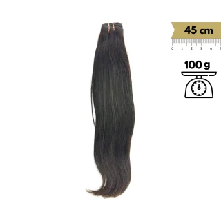 Extensiones de Pelo Natural Cosido Liso Remy 45 cm 18" Virgin Hair