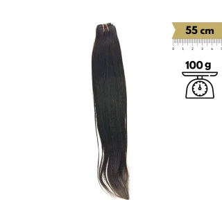 Extensiones de Pelo Natural Cosido Liso Remy 55 cm 22" Virgin Hair