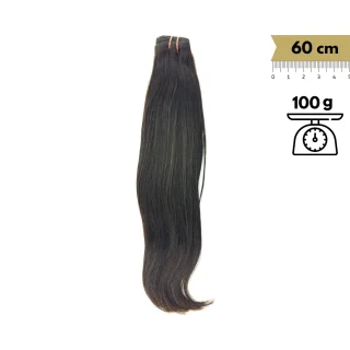 Extensiones de Pelo Natural Cosido Liso Remy 60 cm 24" Virgin Hair