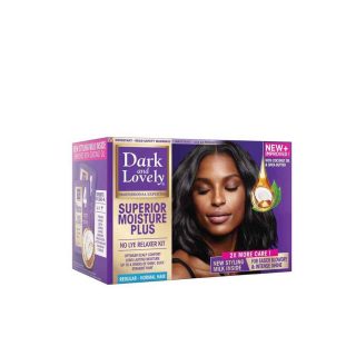 Relaxer - Dark and Lovely - Moisture Plus No-lye Relaxer Kit - Regular