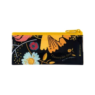 ESTUCHE CHICO NEGRO FLOR