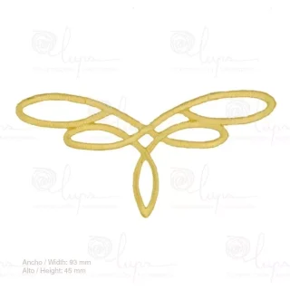 SET APLICACIÓN BORDADA NUDO FINO