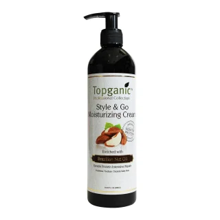Topganic Style & Go Moisturizing Cream Brazilian Nut Oil 400ml