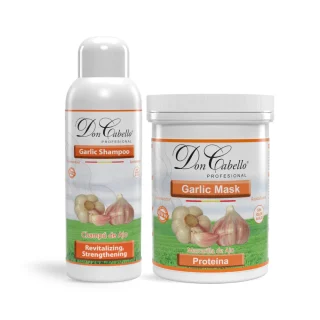 Don Cabello Pack Capilar Ajo Reparador – Fuerza y Brillo – 2x1000 ml