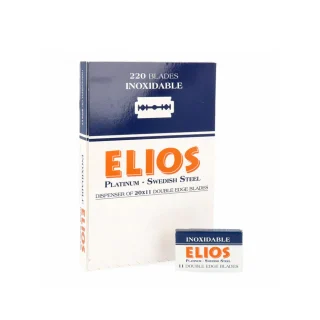 Elios - Platinum - Swedish  Steel - Double Edge - Blades - 20x 11