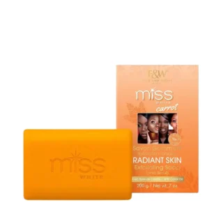 Fair and White Original - Miss White Carrot Radiant Skin Exfoliating Soap - 200g