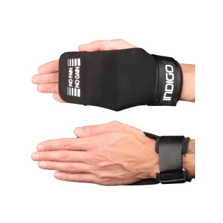 Almohadillas Deportivas Calleras con Muñequera Ancha para Crossfit INDIGO Negro