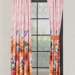 Juego de Cortinas Mandarina