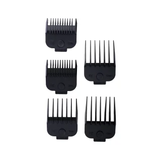 Kit Combo 5 Peines Guia de Aumento Magnéticos Maquina de Corte Cabello Uso Profesional Timco Pei-05