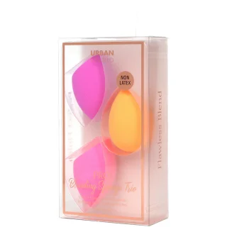 Cala Pro Blending Sponge Trio - Pink/Orange/Purple