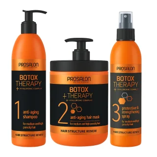 Pack Prosalon Botox Therapy Antiedad – Restauración Capilar Profesional para Cabello Dañado
