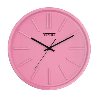 Reloj de Pared Analógico Minimalista Rosa Timco RP-R