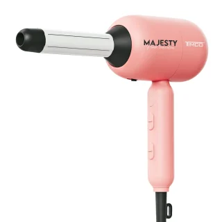 Secadora de Cabello Rizador 2 Barriles 25 mm Majesty Peach Tourmaline Timco SDD104