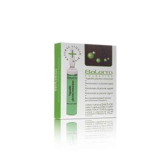 Salerm - Ampollas Placenta Vegetal (4x13 ml) – Tratamiento Reestructurante