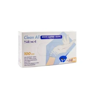 Sibel Latex Gloves for Hairdressing - Medium - 100 pcs