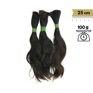 Extensiones de Pelo Natural Suelto Ondulado Remy 25 cm 10" Virgin Hair