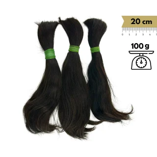 Extensiones de Pelo Natural Suelto Ondulado Remy 20 cm 8" Virgin Hair