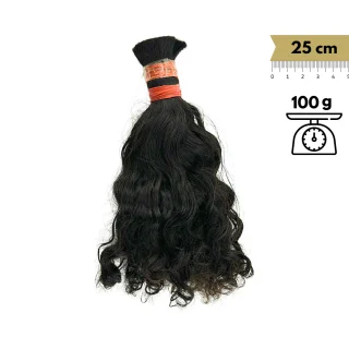Extensiones de Pelo Virgen Suelto Rizado Remy 25 cm 10" Virgin Hair