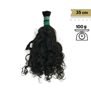 Extensiones de Pelo Natural Suelto Rizado Remy 35 cm 14" Virgin Hair