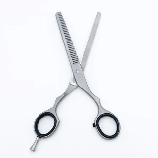 Tijeras De Corte De Pelo Plateadas Peluquería - Tijeras De Dientes