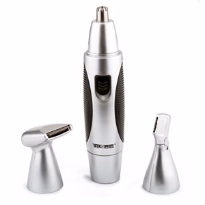Rasuradora Terminadora Rostro 3 en 1 para Vello de Nariz y Oreja Timco X-47