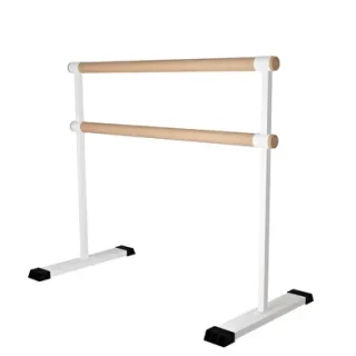 Barra de Ballet Doble Portátil ADAGIO SPEKTR 110*200*50 cm Blanco