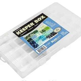 CAJA BISUTERIA PLASTICA 20 COMPARTIMIENTOS