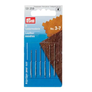 AGUJAS CUERO PUNTA DE CONO SURTIDAS Nº 3-7