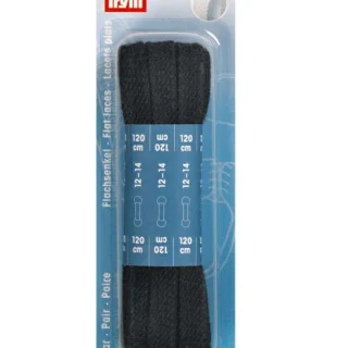 CORDONES ZAPATOS PLANO 120 CMS NEGRO