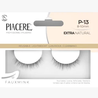 Piacere Pestañas Faux Mink Extra Natural
