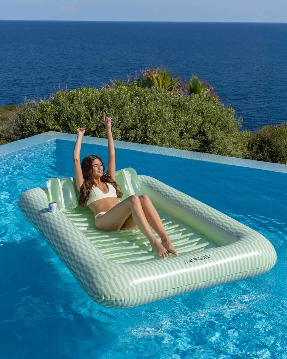 Flotador tanning pool verde - PORTOFINO - Imagen 2