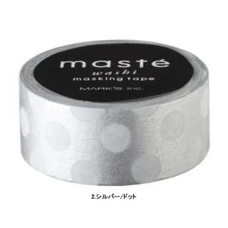 WASHI TAPE LUNARES PLATA